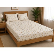 Pınarhome collection %100 Organik Pamuk Kumaş Lastikli Çarşaf+Yastık Kılıfı***köşe Derinliği 28-30 Cm***\\\yeni Sezon///