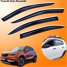 Friemats Opel Mokka x Mügen Cam Rüzgarlığı Abs Krom Nikelajlı Cam Rüzgarlığı 2015-2020 Arası 4 Lü Set