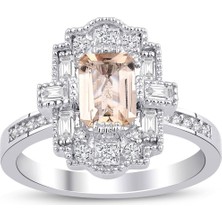 İryum Pırlanta Tasarım Morganite Yüzük