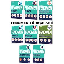 Fenomen Yayıncılık 8.sınıf Fenomen Türkçe Soru Bankaları Full Set (Türkçe+Paragraf+Yazım+Atasözleri+Anlam+Dilbilgisi)