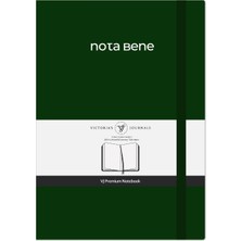 Mcreative Nota Bene Sert Kapak Premium S Defter 14.8 x 21 Çizgili Defter