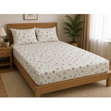 Pınarhome collection %100 Organik Pamuk Kumaş Lastikli Çarşaf+Yastık Kılıfı***köşe Derinliği 28-30 Cm***\\\yeni Sezon///