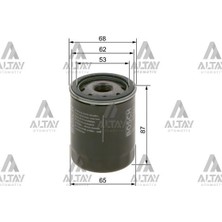 Bosch Yağ Filtresi Swift / Samurai / Vitara 96= 1.6-2.0 / Baleno / Rav-4 / Avensis 01= 16510-61A02