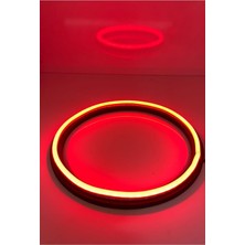 Depo Garaj 16 cm Neon Kırmızı Midrange Kasnağı