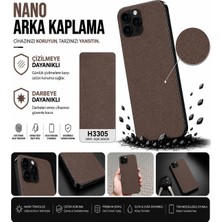 Biemtek Oppo Find N5 Uyumlu H3305 Deri Açık Kahve Serisi 3m Arka Kaplama