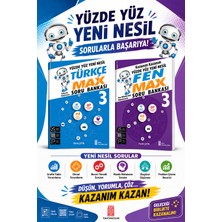 Ata Yayıncılık 3.sınıf Yeni Nesil Türkçe - Fen Max Soru Bankası Konu Özetli 600 Sayfa