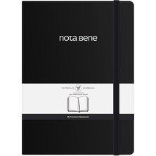 Mcreative Nota Bene Sert Kapak Premium S Defter 14.8 x 21 Çizgili Defter