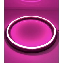 Depo Garaj 6*9 Oval Neon LED Midrange Kasnağı Pembe (1 Çift)