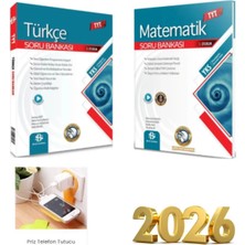 Bilgi Sarmalı Tyt Türkçe + Tyt Matematik Soru Bankaları Set Priz Tutucu Hediye