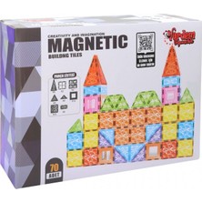 Sepetly 70 Parça Manyetik Yapı Blokları 7,5 cm