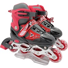 Vardem Işıklı Ayarlanabilir (Alıştırma ve Sıralı) Paten S (30-33)