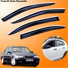 Friemats Mercedes C Mügen Cam Rüzgarlığı Abs Krom Nikelajlı Cam Rüzgarlığı 1993-1999 Arası 4 Lü Set