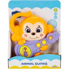 Timion Mey Ithalat® Sesli ve Işıklı Gitar Çalan Maymun
