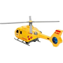 Timion Mey Ithalat® Sesli ve Işıklı Çek Bırak Die Cast Helikopter