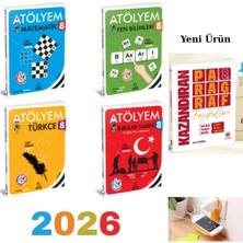 Sarmal Arı 8 Sınıf Atölyem Matematik- Fen- Türkçe-Inkılap + Kazandıran Paragraf Set Priz Tutucu ve Denemeli