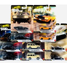 Hot Wheels Premium Fast & Furious 25 Years 10'lu Set Bmw M5 Dodge Charger Chase
