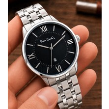 Pierre Cardin Damat ve Takım Elbiseye Özel 2 Yıl Garantili Çelik Kordon Erkek Kol Saati VS.BLKT.1074