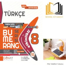 Günay 8.sınıf Bumerang Türkçe Kitap 2025 Yeni Müfredata Uygun(Priz Tutuculu)