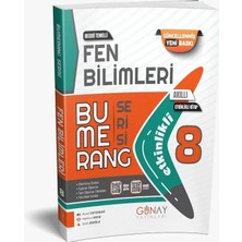 Günay Yayıncılık 8. Sınıf Fen Bilimleri Bumerang Etkinlikli Beceri Temelli Kitap (Güncel Müfredat)