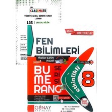 Günay Yayınları 8.sınıf Bumerang Fen Bilimleri.defter&kitap-Yeni Baskı-(Muba Yayınları Deneme)
