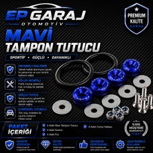 EP Garaj Otomotiv Üniversal Mavii Tampon Tutucu – Sportif ve Güçlü Tasarım