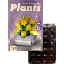 Funnigo Orijinal Çiçek LEGO Flowers+Telefontutucu Set-9