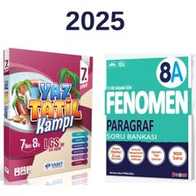IQ Yanıt 7.sınıf Yaz Tatil Kamp Kitabı + Fenomen 8A Paragraf Lgs Hazırlık Set 2025
