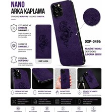 Biemtek DXP-0496 Kraliyet Moru Deri Doku Ejderha Serisi Arka Kaplama Tcl 30 Plus