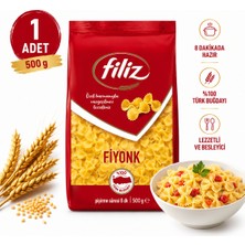 Filiz Güven Bitkisel Fiyonk Makarna 500 G 1 Adet  - %100 Türk Buğdayı -Geleneksel Lezzet
