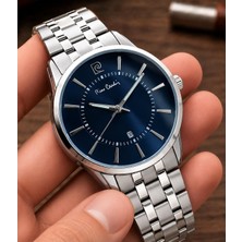 Pierre Cardin Damat ve Takım Elbiseye Özel 2 Yıl Garantili Çelik Kordon Erkek Kol Saati VS.BLKT.1076