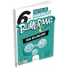 Günay 6. Sınıf Bumerang Serisi 32 Haftalık Fen Bilimleri Denemeleri