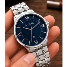 Pierre Cardin Damat ve Takım Elbiseye Özel 2 Yıl Garantili Çelik Kordon Erkek Kol Saati VS.BLKT.1075