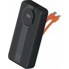 Acl PW-107 - 22.5W 20.000MAH Şarjlı Dahili Kablolu LCD Göstergeli Powerbank
