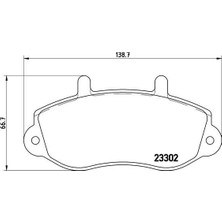 Valeo 670490 Ön Fren Balatası Opel Movano 1.9 Dtı 2.5 2.8 98> Renault Master Iı 98> 4404777-1605979-7701205294-93173155