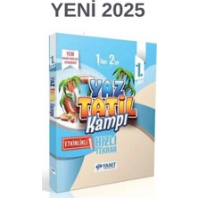Günay Yanıt Yayınları 1. Sınıf Yaz Tatil Kamp Kitabı 2025 Yeni Müfredat 160 Syf.