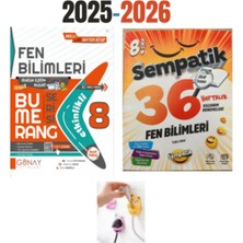 Günay 8.sınıf Bumerang Fen +Ünlüler Karması Lgs Sempatik Fen 36 Haftalık Kazanım Denemeleri Set