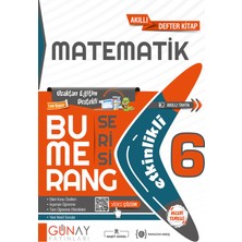 Günay 6.sınıf Bumerang Matematik Etkinlikli Akıllı Kitap 2025-2026 Yeni Müfredata Uygun