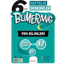 Günay 6.sınıf 32 Haftalık Bumerang Fen Bilimleri Denemeleri