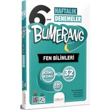Günay 6. Sınıf Bumerang Haftalık Fen Bilimleri Denemeleri