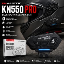 Knmaster KN550 Pro Bluetooth Kulaklık Intercom Seti Suya Dayanıklı