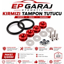 EP Garaj Otomotiv Universal Bütün Araçlara Uyumlu Kırmızı Tampon Tutucu