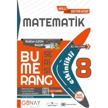 Günay Yayınları 8.sınıf Bumerang Matematik Etkinlikli Akıllı Kitap 2023-2024