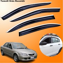 Friemats Mazda 323 Bj Mügen Cam Rüzgarlığı Abs Krom Nikelajlı Cam Rüzgarlığı 1999-2003 Arası 4 Lü Set