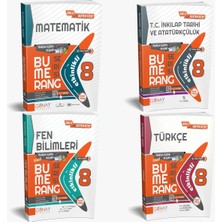 Günay Yayınları 8. Sınıf Bumerang Etkinlikli Akıllı Kitap 4'lü Set Tüm Dersler (Güncel Müfredat)