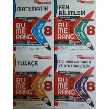 Günay 8.sınıf Bumerang Set - Türkçe-Matematik-Fen Bilimleri-Inklap Tarihi