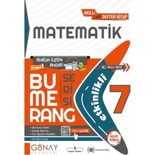Günay Yayınları 7.sınıf Bumerang Matematik Etkinlikli Akıllı Kitap 2023-2024