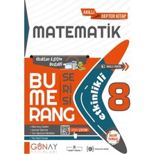 Günay Bumerang Etkinlikli Matematik 8. Sınıf Lgs Kitap 400 Sayfa Türkçe Ciltli