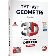 Kafa Dengi Yayınları 3D Yayınları Tyt Ayt Geometri Video Destekli Defter