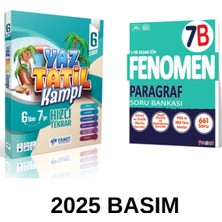 Yanıt 6.sınıf Yaz Tatil Kamp + Fenomen 7b Paragraf Set 2025-2026