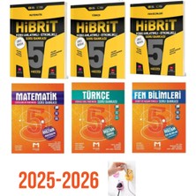 Kafa Dengi Yayınları 5.sınıf Hibrit Mat-Tür-Fen + Mozaik 5.sınıf Mat-Tür-Fen Soru Bankaları Set Ayıcık Fiş Tutucu Hediye